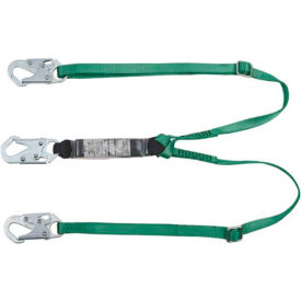 V-Series standard twin-leg adjustable energy absorbing lanyard, 6',36C small snaphooks, ANSI Z359.13-2013 - Lanyards